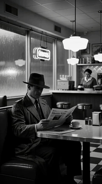 AI generated video: integrated_multimodal_description: [0s-2s] Semi-realistic black-and-white film…