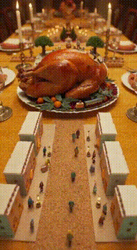 AI generated video: friendsgiving at the fairy craft collective