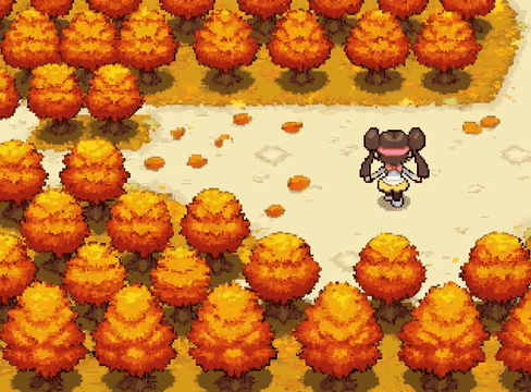 AI generated video: @pokegen5, nintendo ds pokemon black white pixel art, gen 5 unova overworld…
