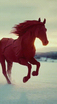 AI generated video: ♥️ horse <— remix