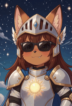 AI generated video: integrated_multimodal_description: [Shot 1] z3ll13, a furry fox woman with long…