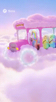 AI generated video: CLOUD SCHOOL: FIELD TRIP TO THE RAINBOW FACTORY. Ep 2 teaser.