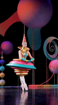 AI generated video: performance art