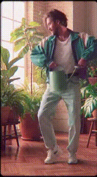 AI generated video: Stops to water indoor plants