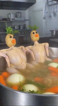 AI生成视频：“Me and my bestie acting calm after roasting everyone in the group chat 💅🐔🧖‍♀️✨…