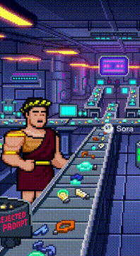 AI generated video: 8-bit Sora Roman Empire 🇻🇦