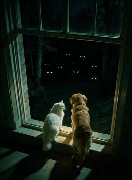 AI generated video: Create a 5-second cinematic, photorealistic supernatural mystery video based…