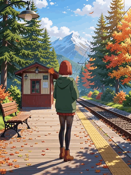AI generated video: Style: Modern 2D anime feature film style, high-definition cel shading, vibrant…