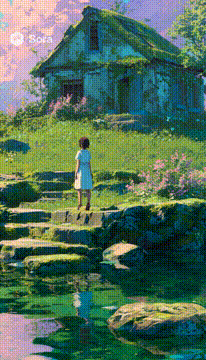 AI generated video: ─=≡Σ((( つ•̀ω•́)つ ))