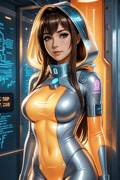 AI generated video: woman sento_isuzu, amagi_brilliant_park, 1girl, brown_hair, brown_eyes, A woman…