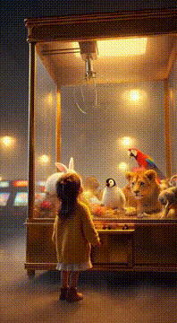 AI generated video: 🦁