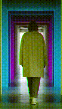 AI generated video: Walking through Technicolor