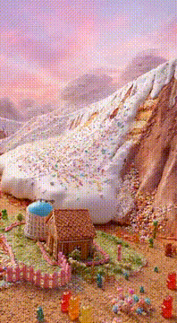 AI generated video: Creamageddon 🍦🐻😱 A peaceful day in Candy Valley… until the whipped-cream doom…