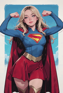 AI generated video: Supergirl