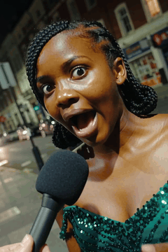 AI generated video: integrated_multimodal_description: [Shot 1] Candid amateur street interview…